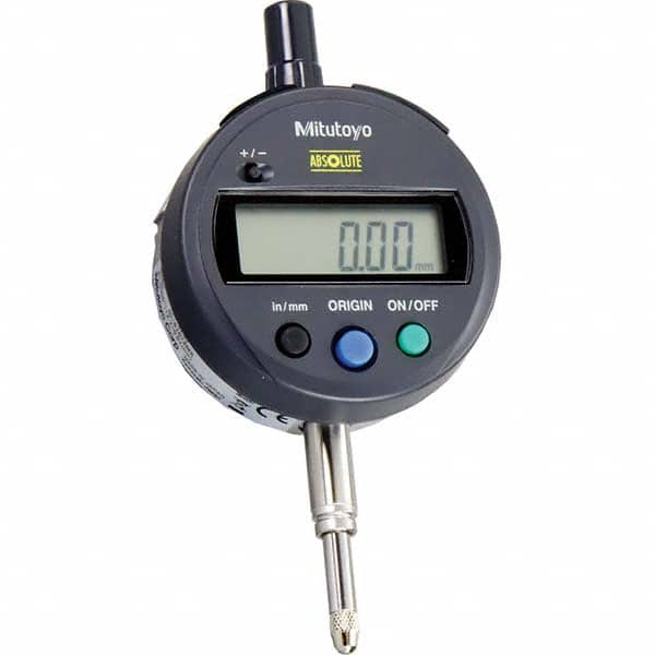 Mitutoyo - Electronic Drop Indicators Minimum Measurement (Decimal Inch): 0.0000 Maximum Measurement (mm): 12.7 - Americas Industrial Supply