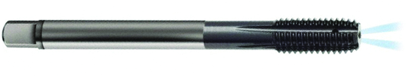 M12 x 1.0 Dia. - 6HX - 5 FL - Carbide Semi-Bott Tap-TiCN -Coolant-Thru-FORM-C DIN 374 - Americas Industrial Supply