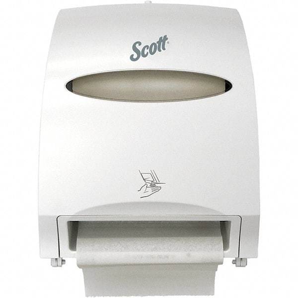 Kimberly-Clark Professional - Hands Free, Metal/Plastic Paper Towel Dispenser - 15.761" High x 12.7" Wide x 9.572" Deep, White - Americas Industrial Supply