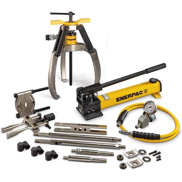 Enerpac - Puller & Separator Sets Type: Hydraulic Puller Set Maximum Spread (Inch): 3.3125 - Americas Industrial Supply