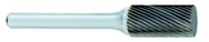 SA-6 -- 16mm x 25mm LOC x 6mm Shank x 50mm OAL Cylindrical Carbide Medium Right Hand Spiral Burr - Americas Industrial Supply
