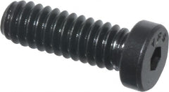 Value Collection - 1/4-20 UNC Hex Socket Drive, Low Socket Cap Screw - Alloy Steel, Black Oxide Finish, Fully Threaded, 3/4" Length Under Head - Americas Industrial Supply