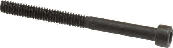 Value Collection - #5-40 UNC Hex Socket Drive, Socket Cap Screw - Alloy Steel, Black Oxide Finish, Partially Threaded, 1-1/2" Length Under Head - Americas Industrial Supply