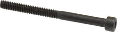 Value Collection - #5-40 UNC Hex Socket Drive, Socket Cap Screw - Alloy Steel, Black Oxide Finish, Partially Threaded, 1-1/2" Length Under Head - Americas Industrial Supply