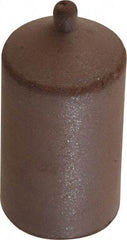 Cratex - 1" Max Diam x 1-3/4" Long, Cone, Rubberized Point - Fine Grade, Silicon Carbide, 1/4" Arbor Hole, Unmounted - Americas Industrial Supply