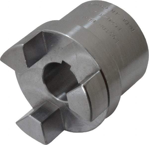 Boston Gear - 3/4" Max Bore Diam, FC20 Coupling Size, Flexible Half Coupling - 2" OD, 3.69" OAL, Steel - Americas Industrial Supply