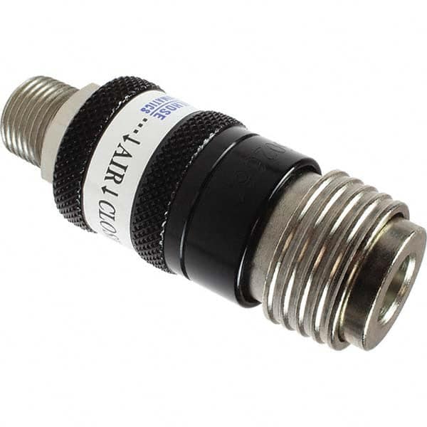 Coilhose Pneumatics - Pneumatic Hose Fittings & Couplings Type: Safety Coupler Thread Size: 3/8 - Americas Industrial Supply