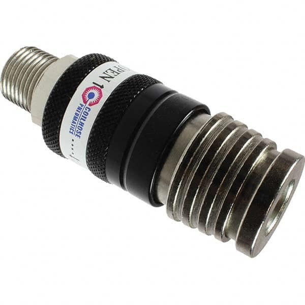 Coilhose Pneumatics - Pneumatic Hose Fittings & Couplings Type: Safety Coupler Thread Size: 3/8 - Americas Industrial Supply