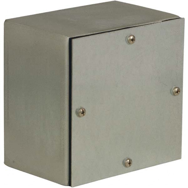 Wiegmann - NEMA 4 Steel Junction Box Enclosure with Screw Cover - Americas Industrial Supply