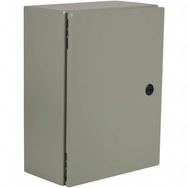 Wiegmann - NEMA 412 Steel Standard Enclosure with Cabinet Hinged Cover - Americas Industrial Supply