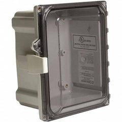 Wiegmann - NEMA 4X Polycarbonate Standard Enclosure with Continuous Hinge Cover - Americas Industrial Supply