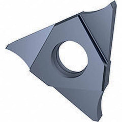 Grooving Insert: GE 30504, Solid Carbide Firex Finish, Neutral, 0.65 mm Cutting Width, 1.5 mm Max Depth