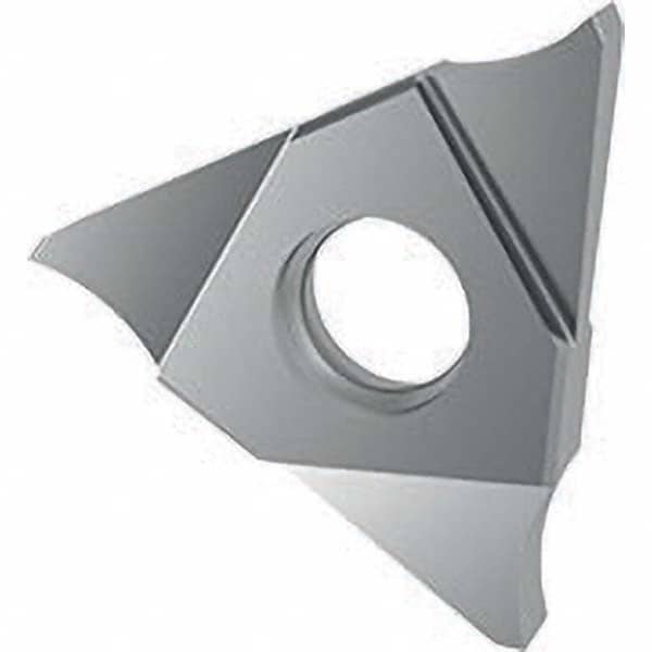 Grooving Insert: GE 30504, Solid Carbide Uncoated, Neutral, 1.22 mm Cutting Width, 3 mm Max Depth