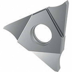 Grooving Insert: GE 30504, Solid Carbide Uncoated, Neutral, 1.22 mm Cutting Width, 3 mm Max Depth