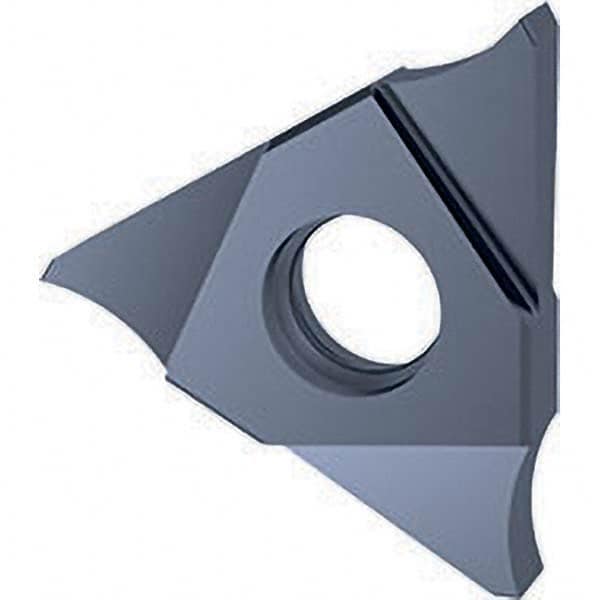 Grooving Insert: GE 30504, Solid Carbide Firex Finish, Neutral, 1 mm Cutting Width, 3 mm Max Depth