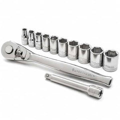 Crescent - Socket Sets Measurement Type: Metric Drive Size: 1/4 - Americas Industrial Supply