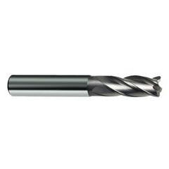 12mm Dia. x 83mm Overall Length 4-Flute Square End Solid Carbide SE End Mill-Round Shank-Center Cut-Uncoated - Americas Industrial Supply