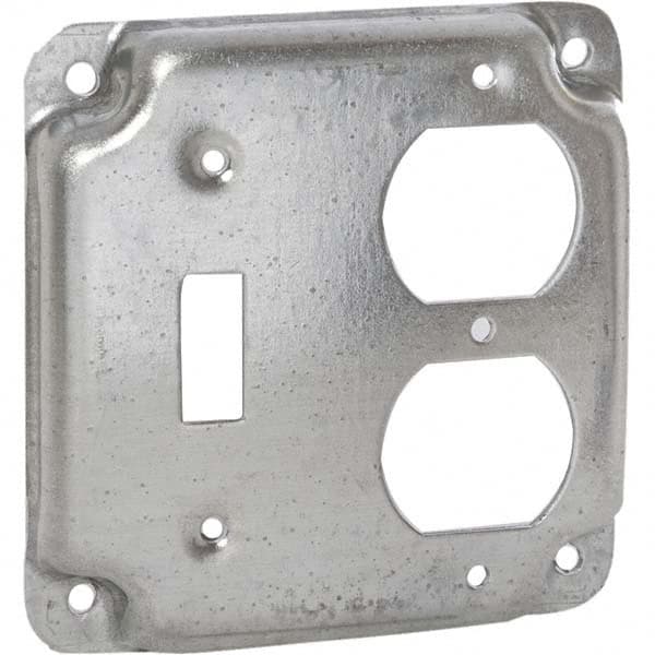 Hubbell-Raco - Steel Electrical Box Cover - Americas Industrial Supply