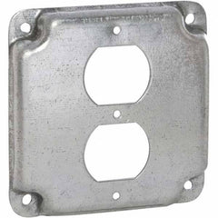 Hubbell-Raco - Steel Electrical Box Cover - Americas Industrial Supply