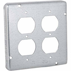 Hubbell-Raco - Steel Electrical Box Cover - Americas Industrial Supply