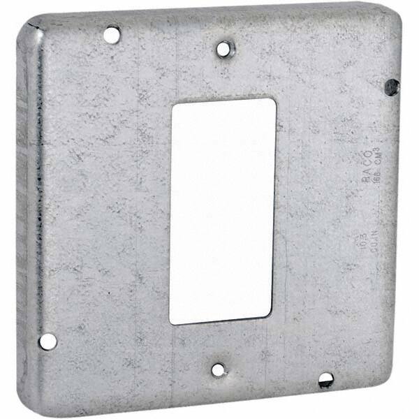 Hubbell-Raco - Steel Electrical Box Cover - Americas Industrial Supply