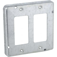 Hubbell-Raco - Steel Electrical Box Cover - Americas Industrial Supply