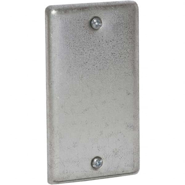 Hubbell-Raco - Steel Electrical Box Cover - Americas Industrial Supply