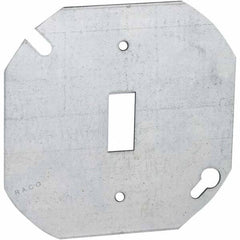 Hubbell-Raco - Steel Electrical Box Flat Cover - Americas Industrial Supply