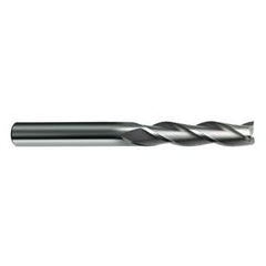3/16 Dia. x 3 Overall Length 3-Flute Square End Solid Carbide SE End Mill-Round Shank-Center Cut-Uncoated - Americas Industrial Supply