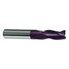 3/4 Dia. x 4 Overall Length 3-Flute Square End Solid Carbide SE End Mill-Round Shank-Center Cut-Firex - Americas Industrial Supply