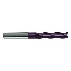 1 Dia. x 6 Overall Length 3-Flute Square End Solid Carbide SE End Mill-Round Shank-Center Cut-Firex - Americas Industrial Supply