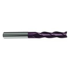 1/4 Dia. x 4 Overall Length 3-Flute Square End Solid Carbide SE End Mill-Round Shank-Center Cut-Firex - Americas Industrial Supply