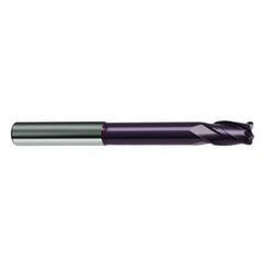 1/8" Dia. - 2-1/2" OAL - 2 FL 30 Helix Firex Carbide Ball Nose End Mill - Americas Industrial Supply