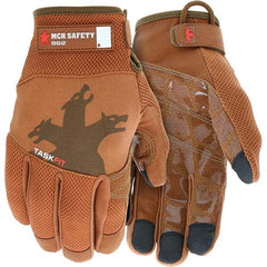 MCR Safety - Size M Leather or Synthetic Leather General Protection Work Gloves - Americas Industrial Supply