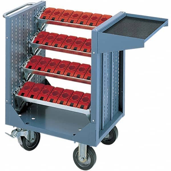 LISTA - CNC Storage Carts Style: CNC Tool Cart with Tool Carrier Taper Size: HSK 50A - Americas Industrial Supply