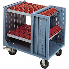 LISTA - CNC Storage Carts Style: CNC Tool Cart with Tool Carrier Taper Size: HSK100A - Americas Industrial Supply