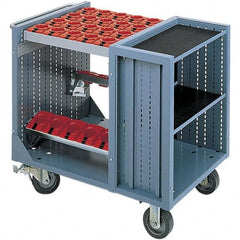 LISTA - CNC Storage Carts Style: CNC Tool Cart with Tool Carrier Taper Size: HSK 63A - Americas Industrial Supply