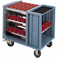 LISTA - CNC Storage Carts Style: CNC Tool Cart with Tool Carrier Taper Size: HSK100A - Americas Industrial Supply