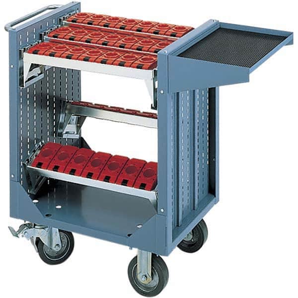 LISTA - CNC Storage Carts Style: CNC Tool Cart with Tool Carrier Taper Size: HSK 50A - Americas Industrial Supply