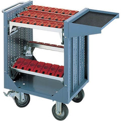 LISTA - CNC Storage Carts Style: CNC Tool Cart with Tool Carrier Taper Size: HSK 50A - Americas Industrial Supply