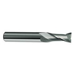 6mm Dia. x 57mm Overall Length 2-Flute Square End Solid Carbide SE End Mill-Round Shank-Center Cut-Uncoated - Americas Industrial Supply