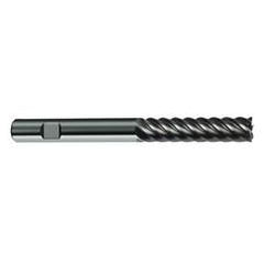 20mm Dia. - 150mm OAL - 45° Helix Bright Carbide End Mill - 8 FL - Americas Industrial Supply