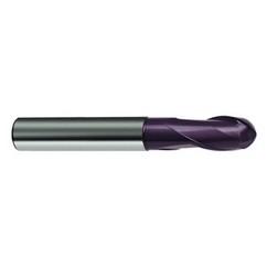 .80mm Dia. - 38mm OAL 2 FL 30 Helix Firex Carbide Ball Nose End Mill - Americas Industrial Supply