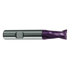 3/8 Dia. x 2-1/2 Overall Length 2-Flute Square End Solid Carbide SE End Mill-Round Shank-Center Cut-Firex - Americas Industrial Supply