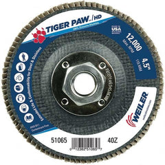 Weiler - Flap Discs Abrasive Type: Coated Flap Disc Type: Type 29 - Americas Industrial Supply