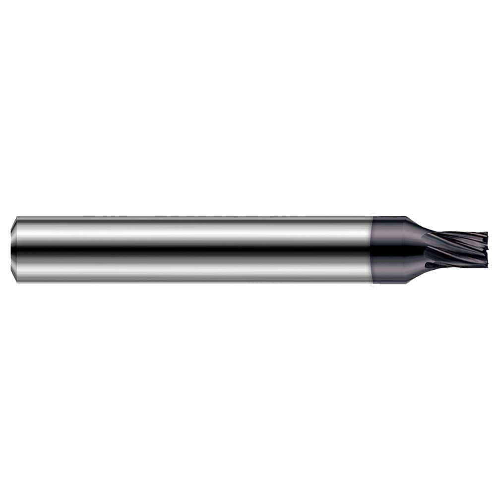 Harvey Tool - Square End Mills; Mill Diameter (Inch): 1/16 ; Mill Diameter (Decimal Inch): 0.0620 ; Length of Cut (Inch): 3/32 ; Length of Cut (Decimal Inch): 0.0930 ; Material: Solid Carbide ; Finish/Coating: AlTiN Nano - Exact Industrial Supply