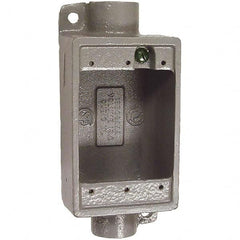 Hubbell Killark - Electrical Outlet Boxes & Switch Boxes Enclosure Type: Device Box Enclosure Shape: Rectangle - Americas Industrial Supply