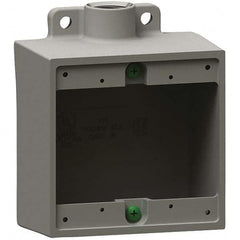 Hubbell Killark - Electrical Outlet Boxes & Switch Boxes Enclosure Type: Device Box Enclosure Shape: Square - Americas Industrial Supply