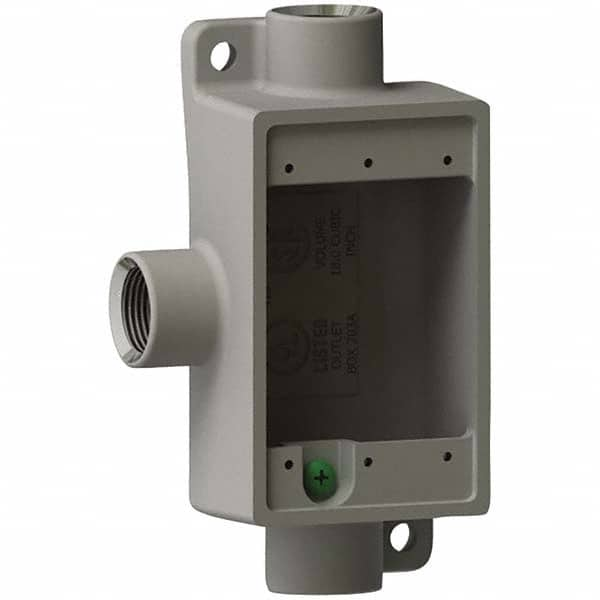 Hubbell Killark - Electrical Outlet Boxes & Switch Boxes Enclosure Type: Device Box Enclosure Shape: Rectangle - Americas Industrial Supply