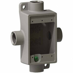 Hubbell Killark - Electrical Outlet Boxes & Switch Boxes Enclosure Type: Device Box Enclosure Shape: Rectangle - Americas Industrial Supply